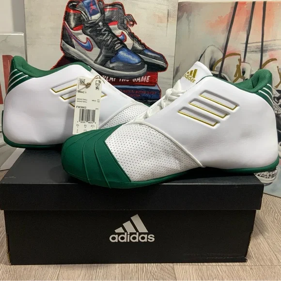 Adidas TMac 1 LeBron James SVSM PE RETRO DS Basketball Shoes FW3663 Size 9 New - Picture 3 of 10